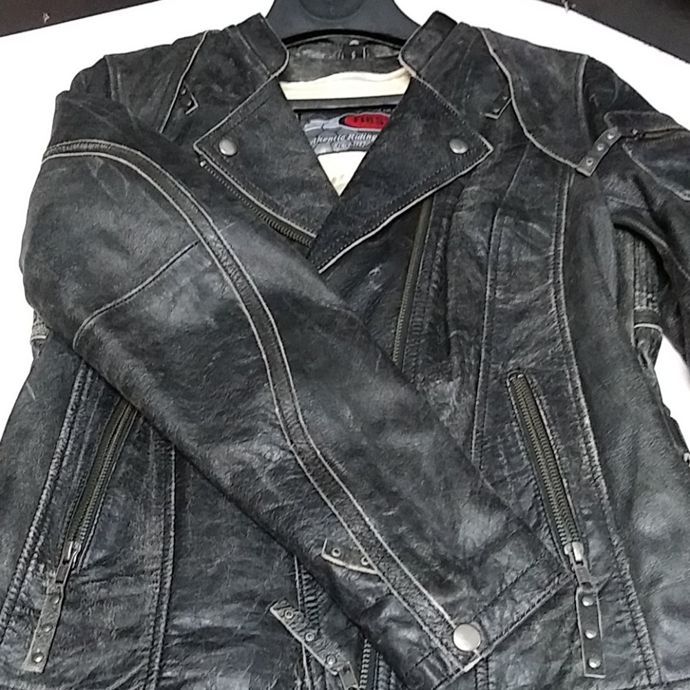 Biker leather jacket